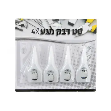 סט דבק מגע 4 יח'