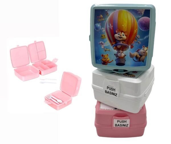 קופסת אוכל מחולקת ל - 4