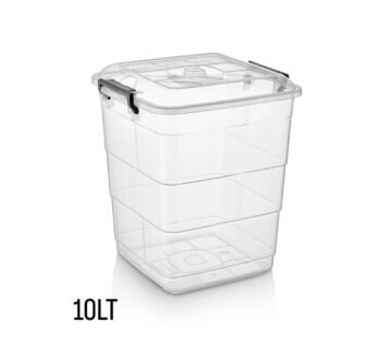 קופסת איחסון מרובעת 10 ליטר